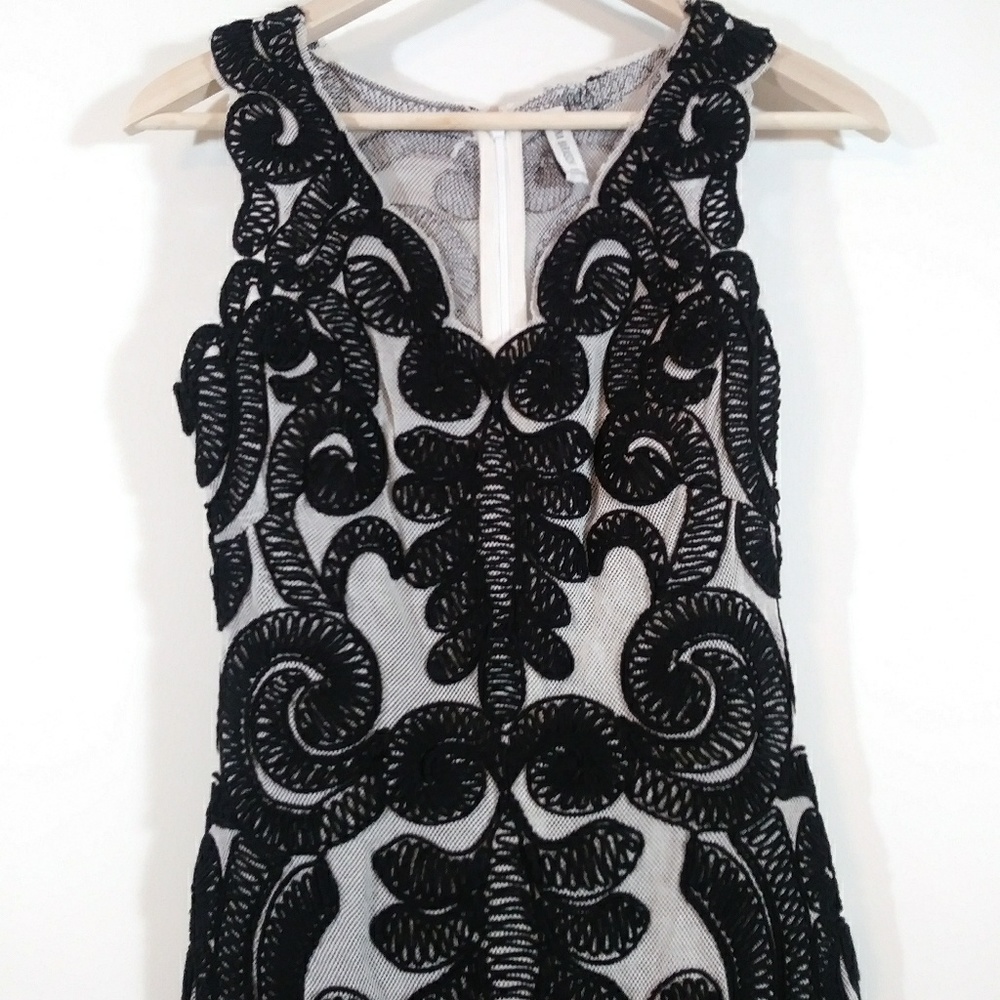 Y2k Yoana Baraschi embroider lace mesh mini dress new years dress